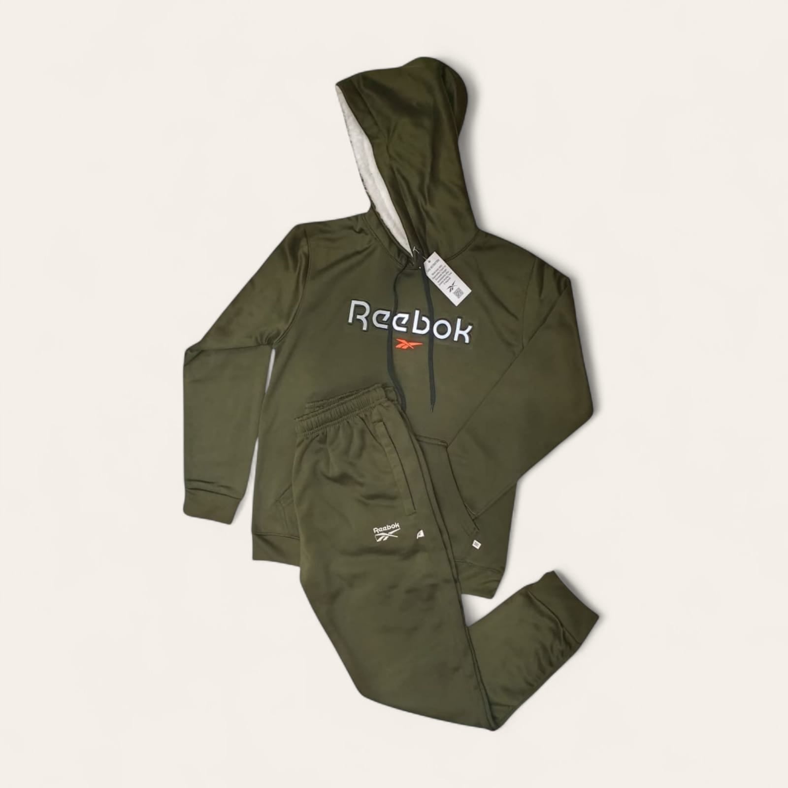 Panthrix Reebok-Style Winter Tracksuit – Army Green Edition (Men) (NOTE: All Colour is Available)