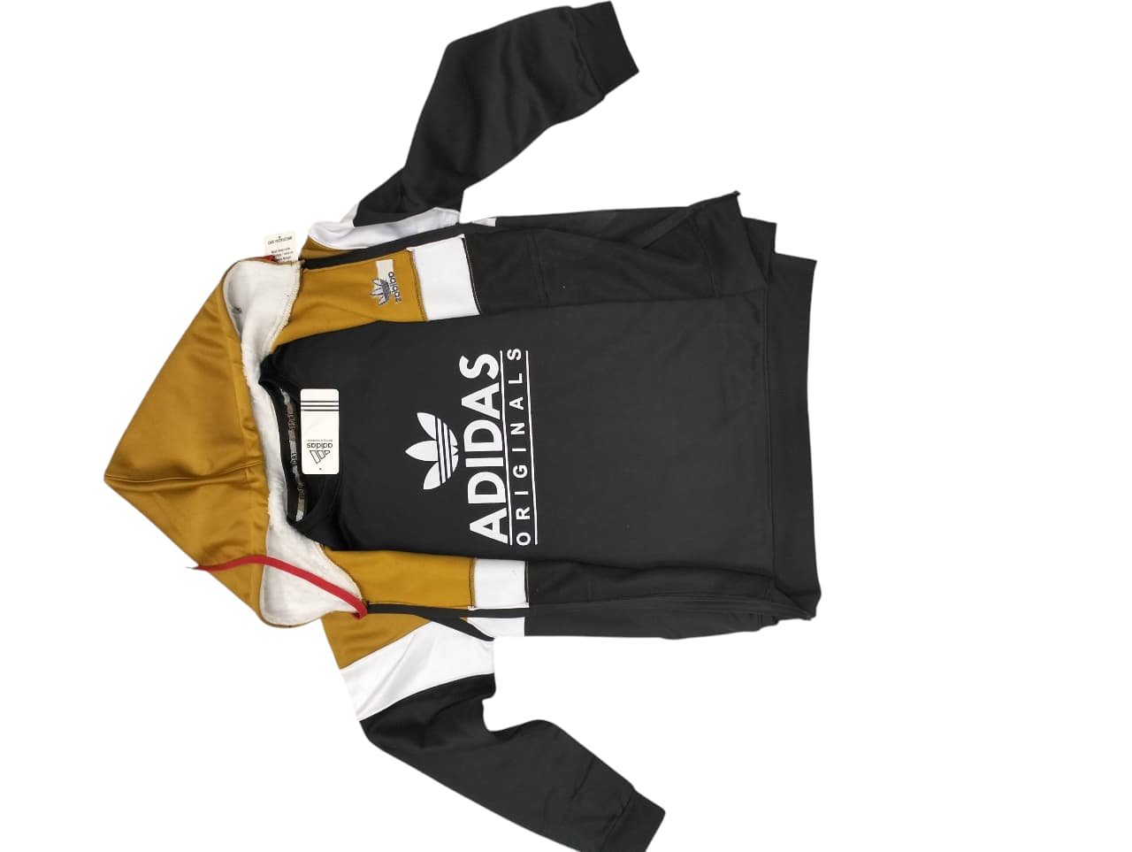 Panthrix Signature Adidas-Style Track Suit (Black & Mustard Edition)